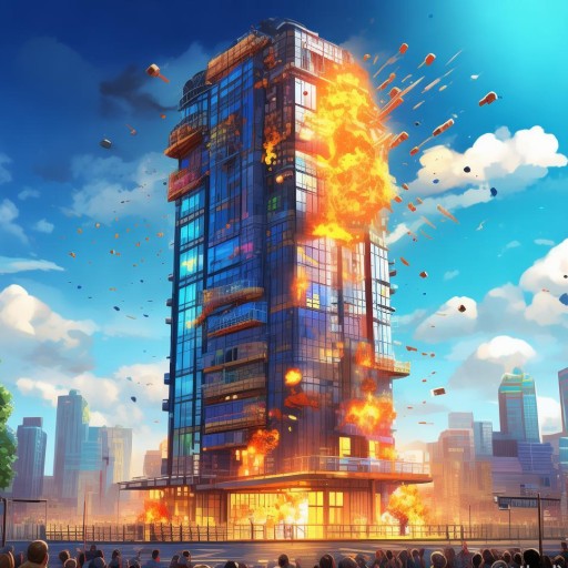 高楼爆破小游戏(高楼爆破游戏视频)